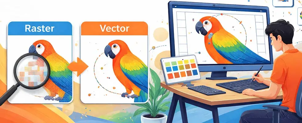 Manual-vector-conversion-in-action